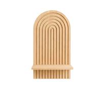 Gralara Étagère Arquée Neutre | Multifonctionnelle, Moderne, Rayonnage Mural, pour Salon, Chambre, Bureau