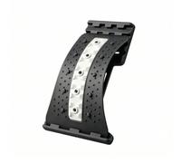 Gralara Étireur Dos avec Points D'acupression Réglable Étireur Dorsal avec En Silicone Confortable Civière Dorsale pour Maison, Déplacement, Noir