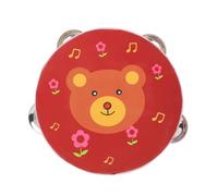 Gralara Facile à Jouer avec Cymbalettes Ergonomique Instrument Percussion pour Maison, Rouge, Style to 2