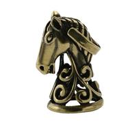 Gralara Figurine de cheval miniature, petit ornement de cheval, Statue de cheval en laiton, Sculpture animale