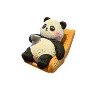 Gralara Figurine de panda décorative pour table, tableau de bord de voiture, petite statuette, centre de table, décoration de cheminée, cadeau, Style F