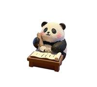 Gralara Figurine de panda décorative pour table, tableau de bord de voiture, petite statuette, centre de table, décoration de cheminée, cadeau, Style C