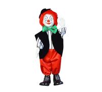 Gralara Figurine de Poupée Clown, Ornement de Bureau En Céramique, Statuette Décorative pour Entrée, Chambre, Bureau Ou Table à Manger