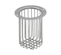 Gralara Filtre de Gouttière Crépine Anti-colmatage Protection de Descente et Grille D'Évacuation avec Conception en Maille pour Filtration Convient pour Toit, 8.7 Cm X 8.7 Cm X