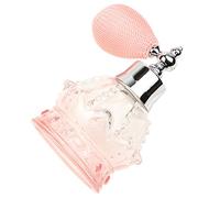 Gralara Flacon de Parfum Vaporisateur Diffuseur en Verre Cristal Motif Phare Aspect Rétro Utilité Pratique Adapté au Cadeau, Rose