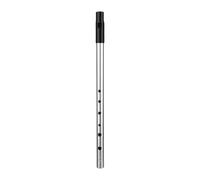 Gralara Flûte Irlandaise, Instrument Facile à Nettoyer, Cadeau d'anniversaire Portable, 6 Trous, pour Adultes, Débutants et Enfants, C Key Argent