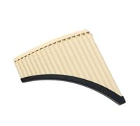 Gralara Flûte Pan Accordée Durables Flûte Pan Crbée Léger pr, Représentatio Décontractées, Beige