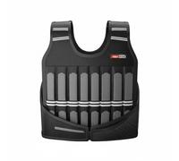 Gralara Gilet Lesté d'Entraînement Gilet de Course Veste de Poids Gilet d'Entraînement Gilet Ajustable Ajustable avec Plaques en Acier et Maille Respirante, Noir, 10KG