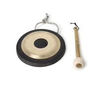 Gralara Gong avec Maillet Léger Gong Symbolique Instrument Percussion pour Musiciens, Spectacle, Temple, 14 Pouces