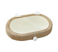 Gralara Griffoir pour Chat Tapis Griffoir Coussin Lounge Jouet à Griffer Base Antidérapante Protège Fauteuil Adapté pour Animaux Maison Salon, Chat Demi Sisal