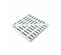 Gralara Grille d'angle 90° Facile à Installer Angle de Grille Piscine Moulage Monobloc Couvercle de Débordement Piscine, Longueur De Raccordement 25cm