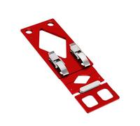 Gralara Guide D'Angle pour Scie sur Rail avec Support Intégré Conception Renforcée En Alliage D'Aluminium pour Une Stabilité Maximale Compatible avec La, Rouge