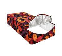 Gralara Housse Grenier pour Escalier Plafond Rabattable Isolant Aluminium Robuste Fermeture Zippée Pratique Anti-infiltration et Débris Adaptée à, Orange