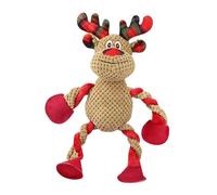 Gralara Jouet de Noël Interactif pour Chien, Jouet Couineur, Jouet pour Animaux de Compagnie, Robuste, Doux avec Couineur, Jouet en Peluche pour Chiots de GRA, Elan de Noël