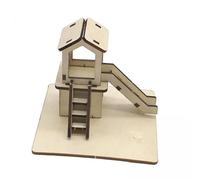 Gralara Kit de Construction Scientifique En Bois avec 2 Modèles de Toboggans de Jardin, Projet éducatif et Jouet Technologique pour Garçons et Filles Du Prima, 6 pièces