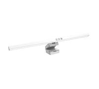 Gralara Lampe de Moniteur d'ordinateur Lampe de Lecture écran Suspendu luminosité réglable USB Oeil Soin Ordinateur Portable Barre Lumineuse Lampe de Table, Blanche
