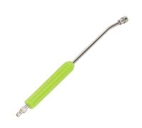 Gralara Lance Coudée avec Poignée Nervurée Coudé Rallonge avec Tiges Courbes Polyvalent Perche pour Nettoyage Extérieur, Vert, 55 Cm