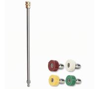 Gralara Lance D'extension pour Nettoyeur Haute Pression 4000 PSI avec Anneaux Anti-fuite, Lance de Rechange pour Toiture, Allée, Entrée, Voiture