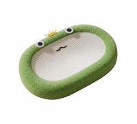 Gralara Lit Griffoir Ovale pour Multifonction Panier Griffoir pour Protège Les Meubles Planche à Gratter Concave Grands s, ons, Frog