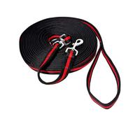 Gralara Longe pour Chevaux - Équipement D'entraînement Pratique - Fixation Au Licol Ou Au Harnais - Performance équine pour L'équitation, Rouge Noir