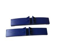 Gralara Lot de 2 Bases de Barrière pour Court de Tennis de Table, Pinces de Fixation pour Clôture, Kit de Montage à Faire Soi-même, Pieds de Support Robustes, Bleu