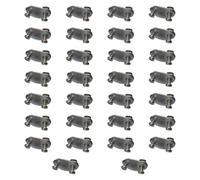 Gralara Lot de 30 Plaques de Fixation pour Garde-Boue, Collier de Serrage pour Régulateur de Câble de Frein, Quincaillerie, Collier de Fixation pour VTT