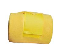 Gralara Lot de 4 Bandes de Maintien pour Les Membres des Chevaux, pour L'équitation, Jaune