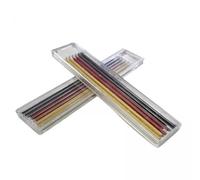 Gralara Lot de 5 Crayons de Charpentier, Marqueurs à Pointe Longue pour Travaux de Génie Civil, Stylos à Pointe Fine pour Tracés, Marqueurs à Long Be, 5 pièces