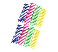 Gralara Lot de 8 Jouets à Ressort pour Chats d'intérieur, Spirales à Mordre, créatifs, pour Animaux de Compagnie