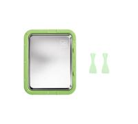Gralara Machine à Glace Smoothie Plaque Crème Sorbet Rouleau Plateforme pour Préparation de Desserts Froids en Acier Inoxydable pour Famille Enfants Cuisine Fête, Vert S