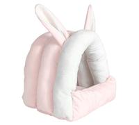 Gralara Maison de lit de Lapin, Maison de lit de Cochon d'Inde, Grotte de de Lapin, de Petits Animaux pour Lapin, Rose