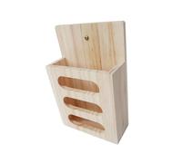 Gralara Mangeoire à Foin Pratique en Bois, Distributeur d'herbe, Accessoires pour Cages D'écureuils, Cochons d'Inde, Hérissons, Chinchillas, Style A