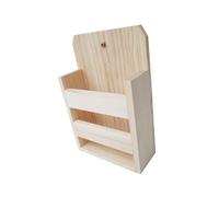 Gralara Mangeoire à Foin Pratique en Bois, Distributeur d'herbe, Accessoires pour Cages D'écureuils, Cochons d'Inde, Hérissons, Chinchillas, Style C