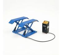 Gralara Maquette Pont Élévateur avec Télécomman Filaire Réaliste Modèle Réduit Statique Jouet pour Maquettistes, Diorama, Bleu, Neuf