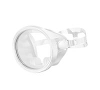 Gralara Masque de Plongée et Lunettes avec Tuba, Design Anti-buée, Volume Adapté pour L'apnée , Blanc