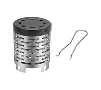 Gralara Mini Chauffage de Camping, Chauffage D'appoint Portable pour Tente, Idéal pour Les Barbecues D'intérieur et D'extérieur en Hiver, Noir