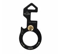 Gralara Mousqueton Multifonction Clip Crochet Mousqueton Porte-clés Décapsuleur Support Téléphone Alliage d'Aluminium et Utilisation Quotidienne Adapté à Marche Camping Bivouac