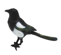 Gralara Oiseau Artificiel de Simulation de Pie pour Accessoire de Photographie Micro