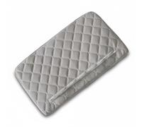 Gralara Oreiller de Table de Beauté Qualité Professionnelle Coussin Appui-Tête de Spa Confortable Oreiller de 'esthétique pour Esthéticiennes, Masseurs, Carreau Gris Clair Plat 17