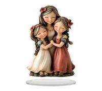 Gralara Ornement Acrylique Objet Décoratif Figurine de Bureau Plaque Artistique 2D en Matériau Acrylique Solide avec Effet Visuel Remarquable Convenable Comm, Filles 12.8 Cm X 20 Cm
