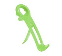 Gralara Ouvre-bouteille Décapsuleur Universel Ouvre-boîte Manuel Accessoire de Poche Ustensile Polyvalent avec Support Téléphone Convenable pour Camping et Cu, Vert Clair