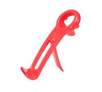 Gralara Ouvre-bouteille Décapsuleur Universel Ouvre-boîte Manuel Accessoire de Poche Ustensile Polyvalent avec Support Téléphone Convenable pour Camping et Cu, Rouge