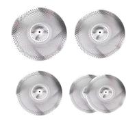 Gralara Pack de 5 Cymbales pour Batteur : Charleston 14", Crash 16", Rash 18" et Ride 20". Volume Réduit.