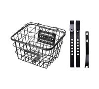 Gralara Panier de Vélo pour Enfant Panier Avant de Rangement Porte-Bagages de Bicyclette Support de Transport Installation Simple sur Le Guidon Adapté pour Le, avec Couvercle