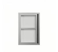 Gralara Panneau d’accès Cadre En Aluminium | Dissimulé, Trappe D'ipection Invisible, Aspect Bois, pr Gaine service, Bricoleurs, 550x900mm