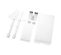Gralara Panneau guidage d'air pour climatiseur mural, fixation par clip, portable, facile à suspendre, réglage flexible, déflecteur climatiseur, Longueur 90cm