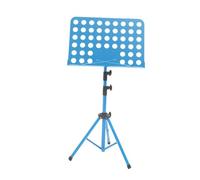 Gralara Partition Support Livre Musique Métal Réglable Léger Pliable Solide Stable Adapté Musiciens Support Instrument Pratique Répétition, Bleu