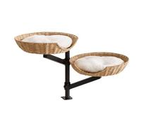 Gralara Perchoir Bureau pr Chat Compact Robuste, Panier Bureau pr Chat, espaces réduits, Style A