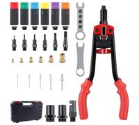 Gralara Pince à Écrous à Sertir Complet Pince à Rivets avec Coffret Robuste Kit d’outils à Riveter pour Atelier