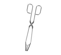 Gralara Pince de Cuisine Triangulaire en Acier Inoxydable avec Embouts antidérapants pour Restaurant, Salade d'œufs, Buffet, Service de Steak et, Longueur 30 Cm